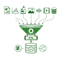Data Integration Hub with Green Icon-1