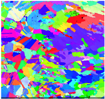 EBSD Microstructure Map