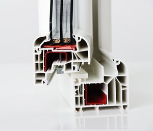 Plastic window profile