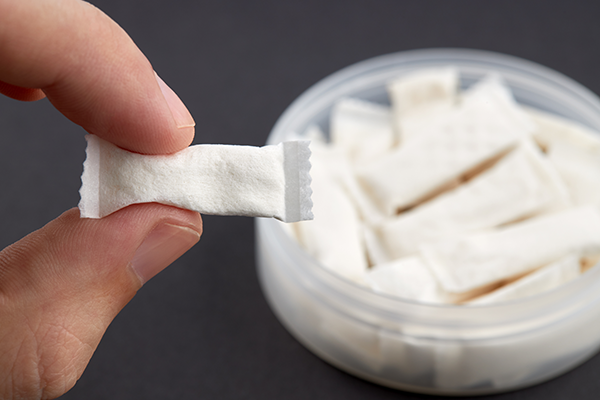 pouches in container