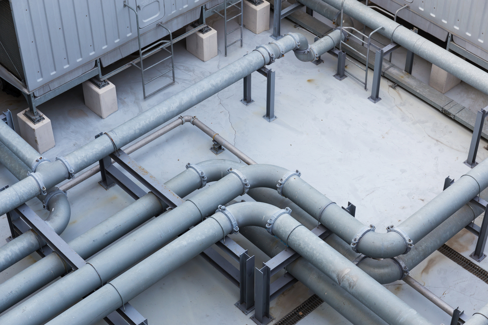 Pipe on the roof top Pipe on the roof top